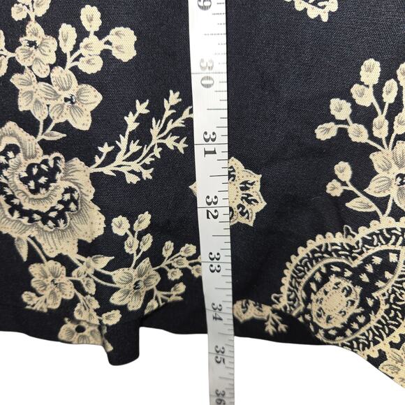 Lew Magram New York Vintage Floral Paisley Open Front Cardigan Size 14 USA Union - Picture 8 of 13